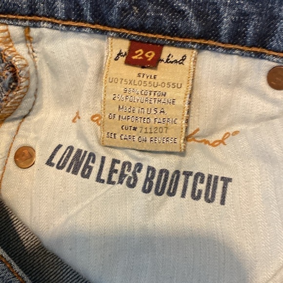 7 for all mankind, long legs boot cut, size 29 - Picture 2 of 9